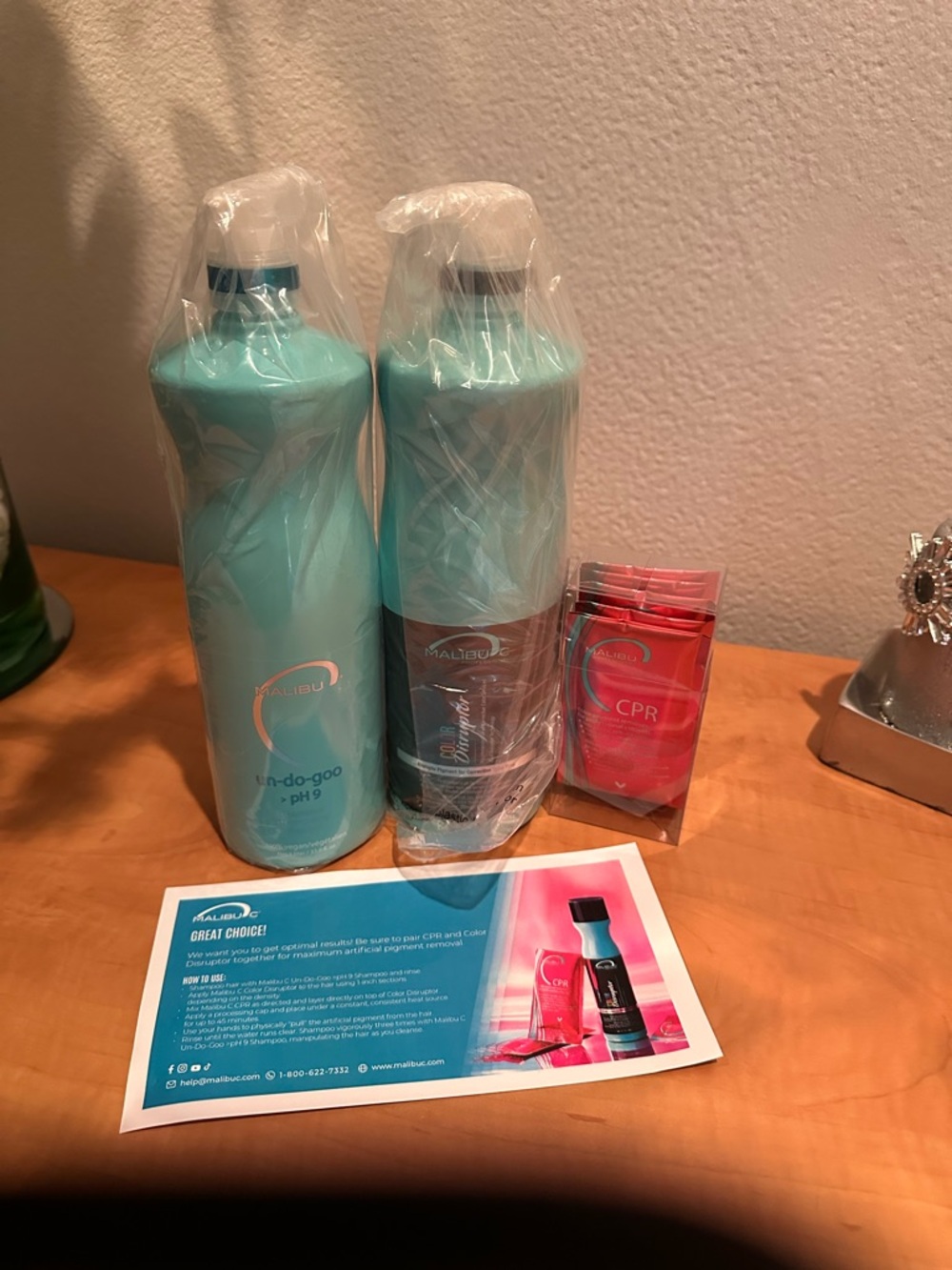 MALIBU C CPR + pH9 Hair Treatment Set - Aqua